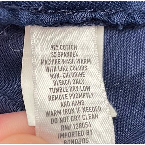 Bonobos Pants Mens Blue Slim Straight Monday Pants Size 33x32 Preppy Casual - Picture 6 of 7